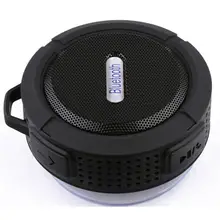 Altavoz Portátil con Radio FM Mini Altavoz del Bluetooth Impermeable al aire libre con Micrófono Gancho Caja de Sonido hoparlor Para Smartphone