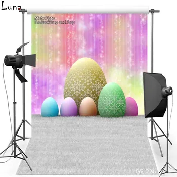

MEHOFOTO Happy Easter Vinyl Photography Background For Newborn New Fabric Polyester Backdrop For Baby photo studio Props 236