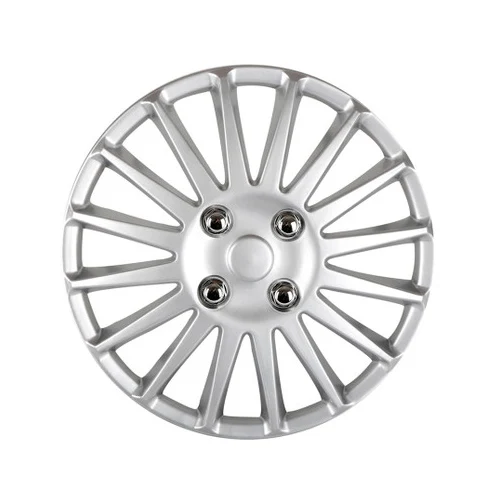 Auto 13 Car Wheel Trims Hub Caps Plastic Covers Universal Matte Auto 13 Car Wheel Trims Hub Caps Plastic Covers Universal Matte Silver