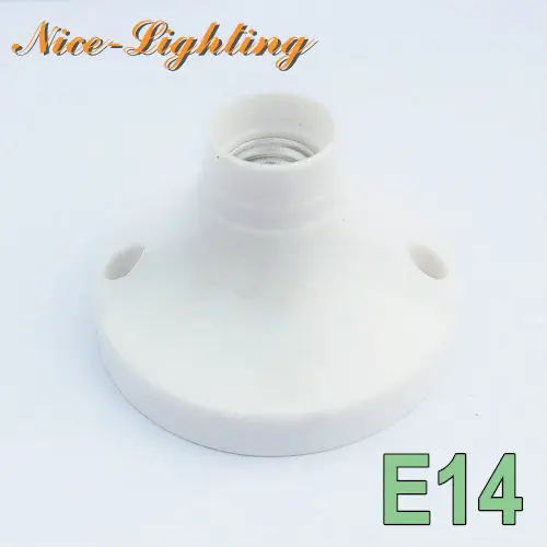 10pcs/lot E14 Screw Base Lamp Holder 63mm Diameter 40mm Height Round