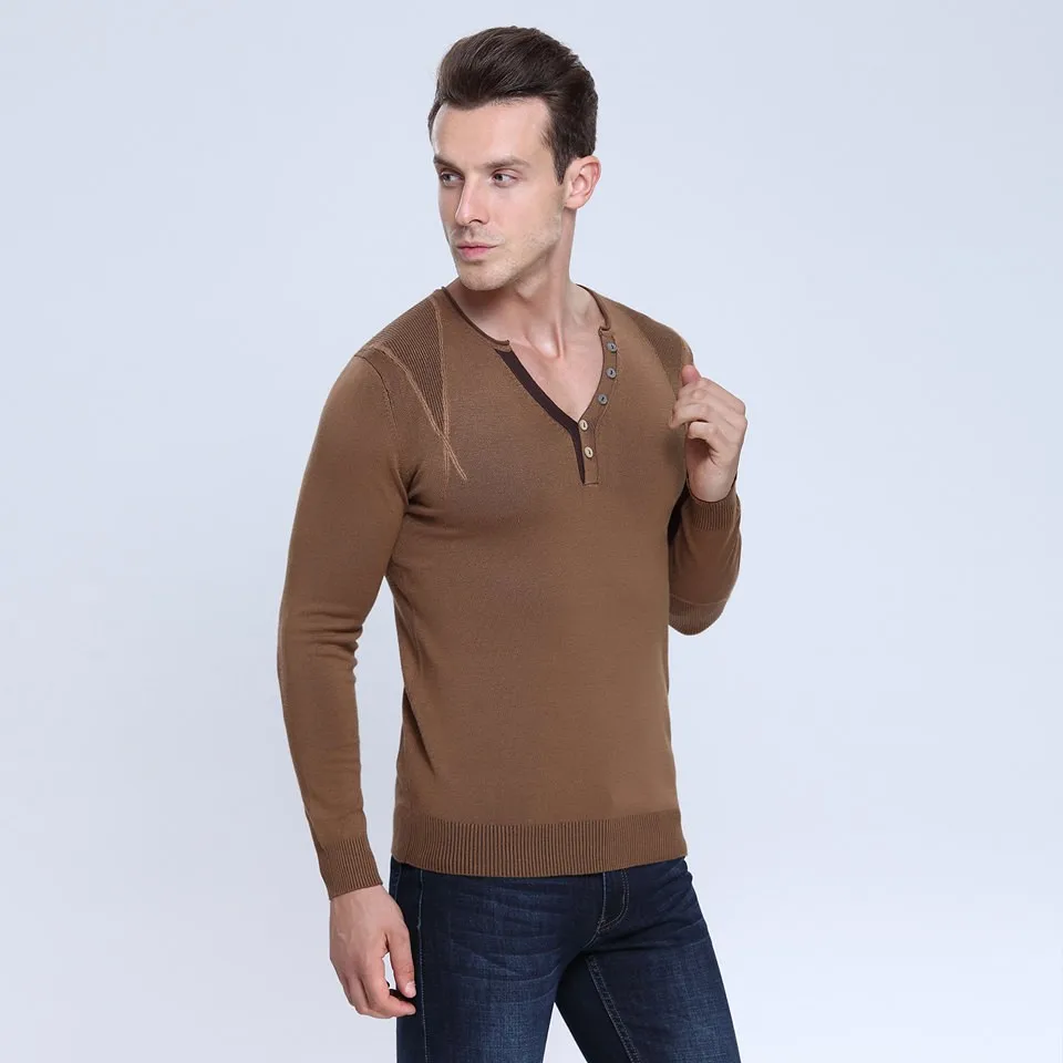 Мужские свитера 2016 года новые люди тонкий сплошной цвет мужские свитера и мужчины V шеи свободного покроя платье бренда maglione uomo VSD