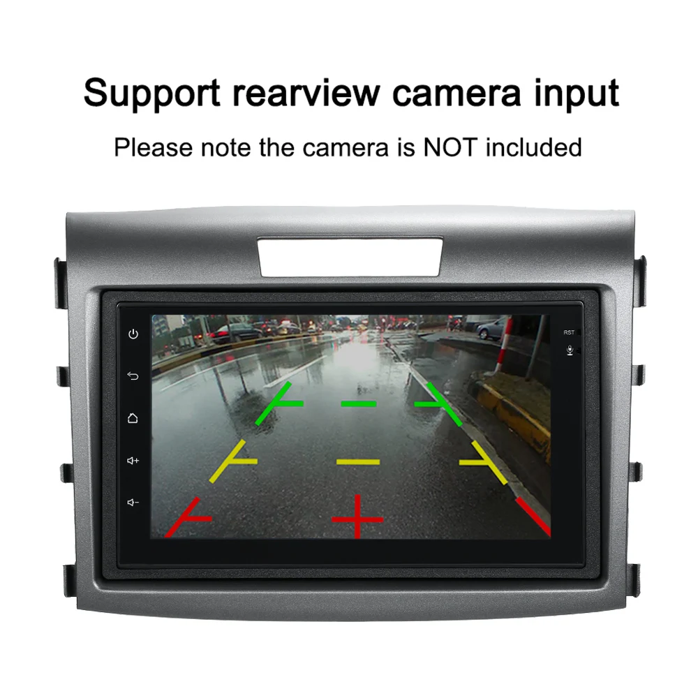 Top 7 Inch HD touch screen Car radio Bluetooth Stereo audio Car Dual 2 din Car Multimedia MP5 Player rear camera for Honda CRV 2012 3