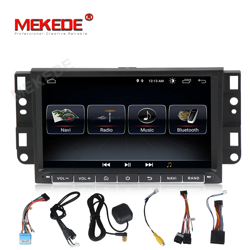 Автомобильный dvd-плеер MEKEDE HD1024X600 Android 8,1 для Chevrolet Aveo Epica Captiva Spark Optra Tosca Kalos Matiz радио gps стерео - Цвет: CAR DVD
