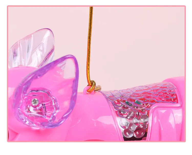 Электрический ремень игрушка свинья Красивая электрическая игрушка Свинья детская интерактивная игрушка многоцветная пластиковая