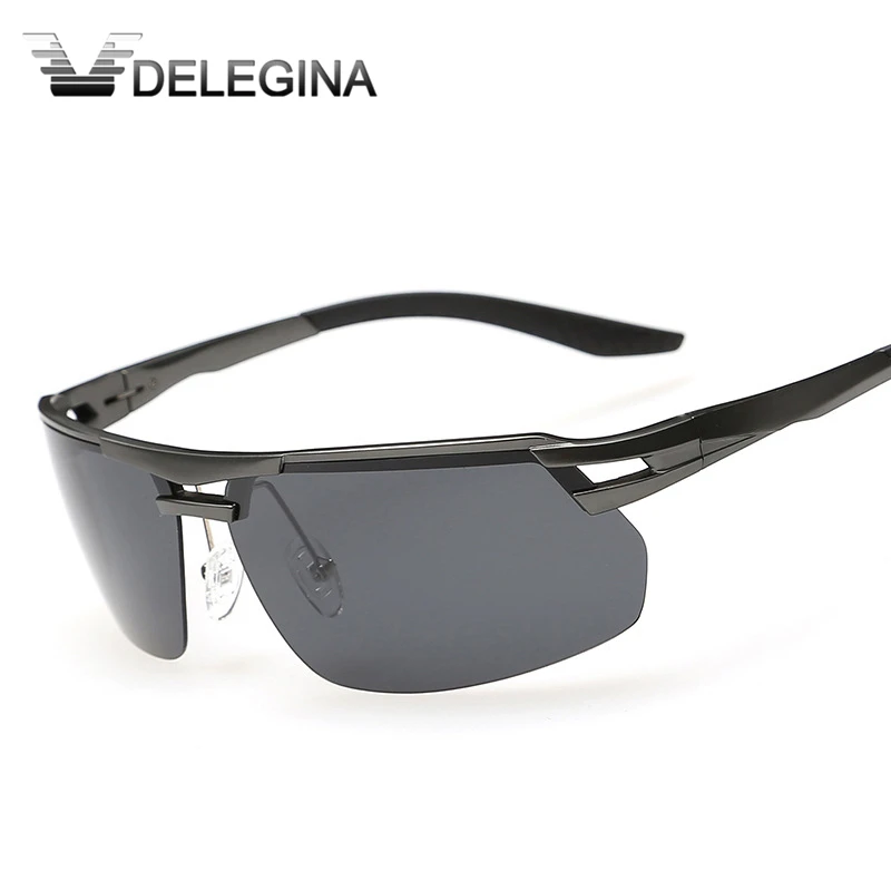 

2018 Men sunglasses Polarized Driving solar points Goggles UV protection with Box