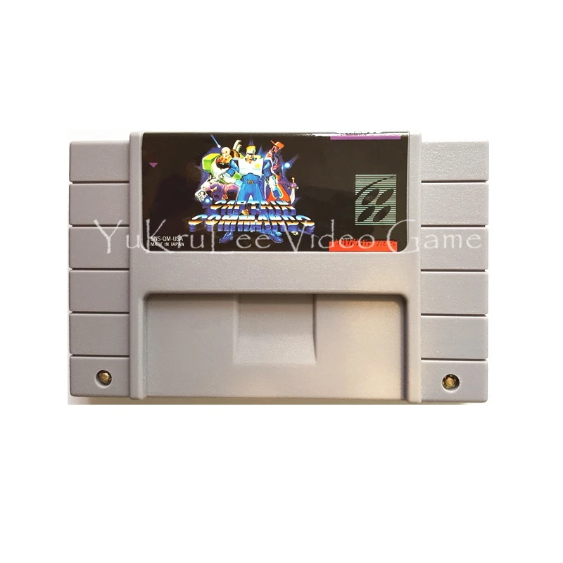 

Captain Commando Video Game Accessories Memory Cartridge Card for Super Entertainment System US NTSC Console S030