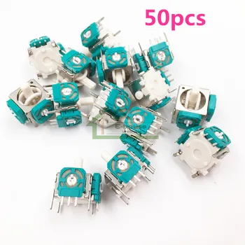 

50pcs 3Pin 3D Analog Joysticks Sensor Module Potentiometer Replacement for Nintendo Game Cube for NGC controller