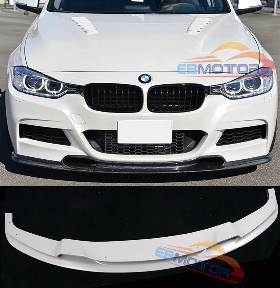 Unpainted 3d Style Front Lip Spoiler For Bmw 3 Series F30 M Sport M Tech Bumper 12up B157f Spoiler For Bmw Spoiler Bmwspoiler Bmw F30 Aliexpress