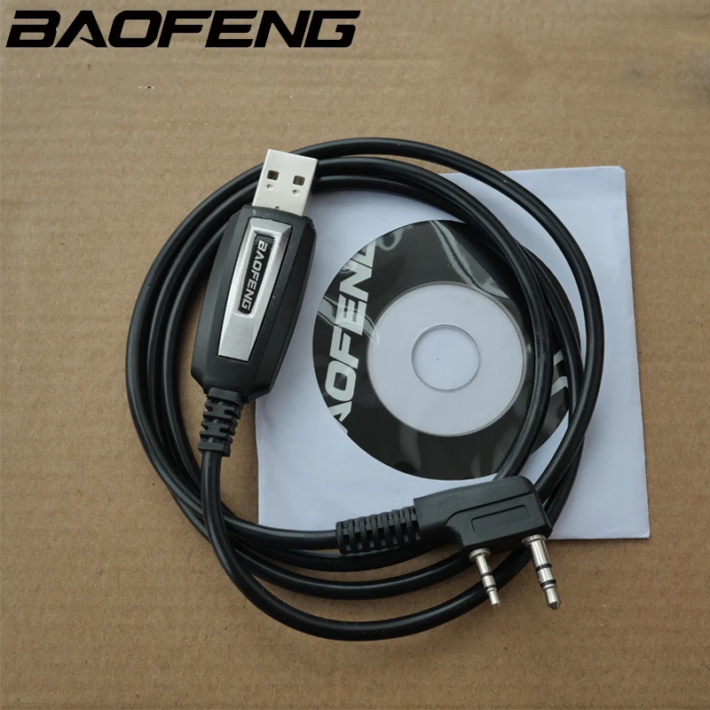 Новый оригинальный USB Кабель для программирования с компакт дисков Baofeng BF UV5R BF888S
