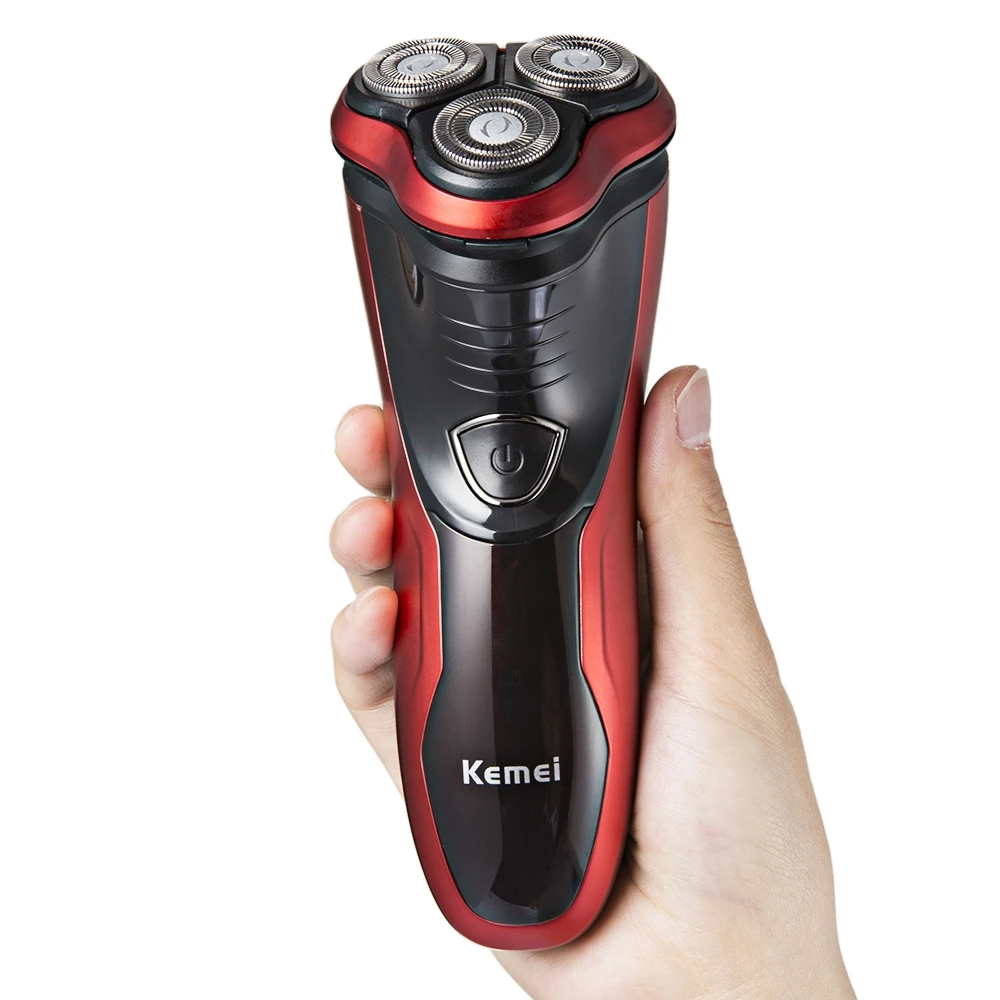 Kemei KM - 9013 Floating Shaver Wet Dry Washable Electric Razor