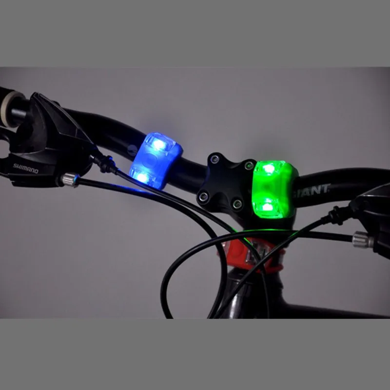 Фантастический велосипедный светодио дный фонарь Safty Предупреждение фонарик стробоскоп велосипедный фонарь с батареей передний руль рама колеса Свет