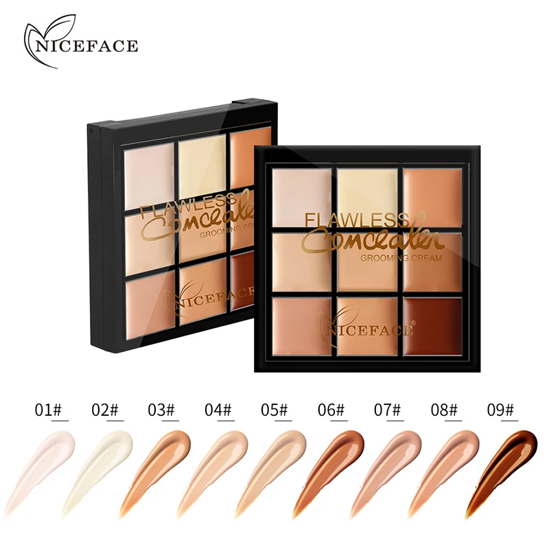 NICEFACE Корректирующее средство для лица Уход за лицом Камуфляжный Макияж 9 видов