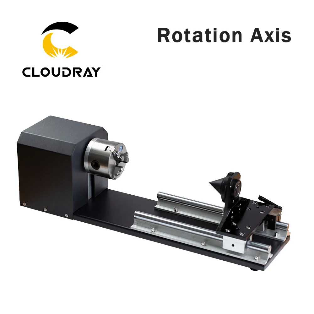 Cloudray Rotary Engraving Attachment with Chucks Stepper Motors for Laser Engraving Cutting Machine Model B Cloudray Rotary Engraving Attachment with Chucks Stepper Motors for Laser Engraving Cutting Machine Model B