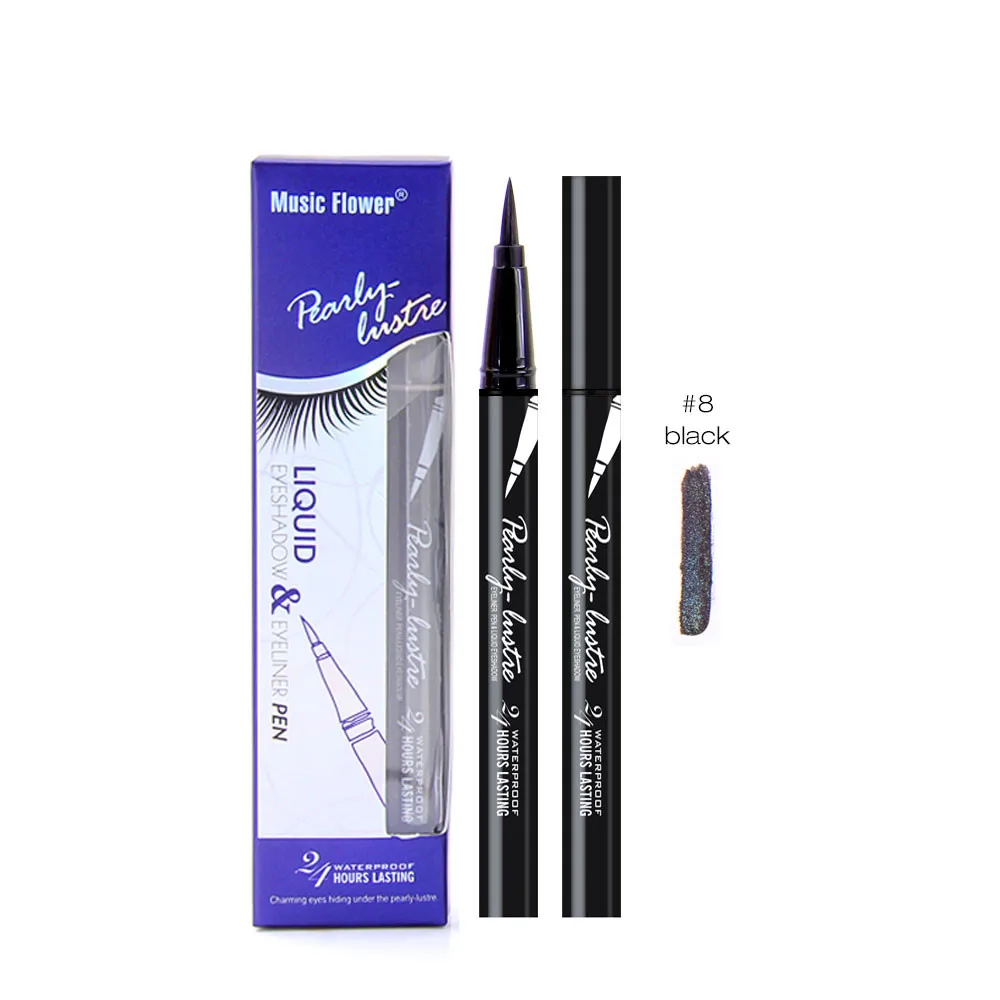 Красота черная Водостойкая Подводка для глаз жидкая подводка для глаз ручка карандаш для макияжа, Косметика для макияжа, инструменты для тени для век F3.7