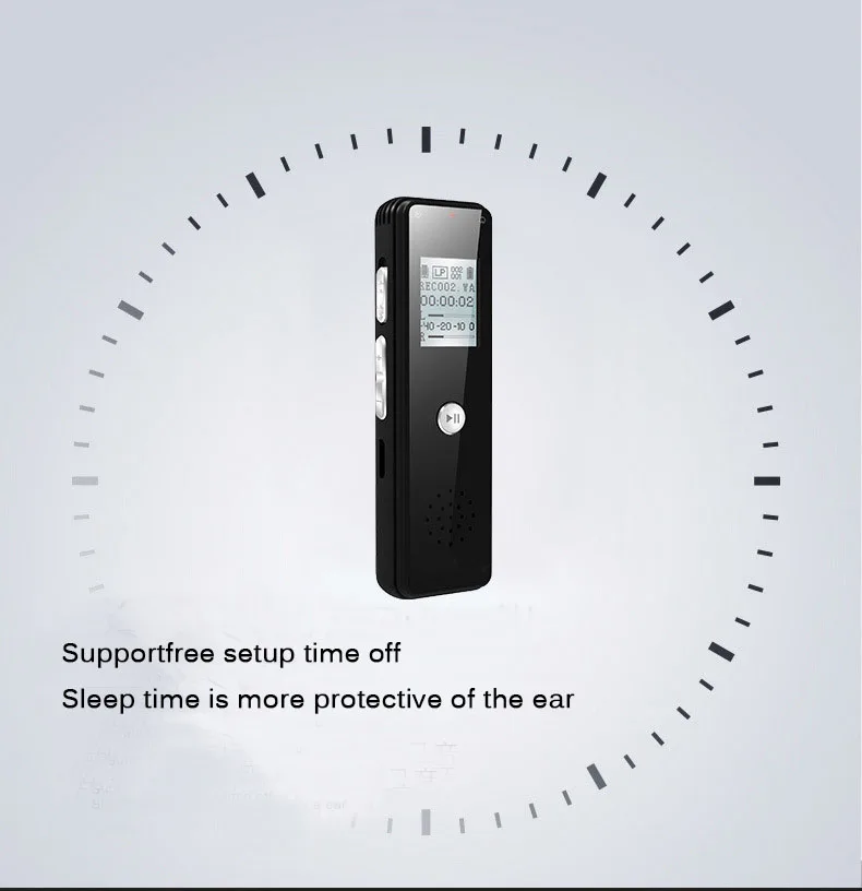 LEORY TF 80 8G Цифровой диктофон Регистраторы Ёмкость USB MP3 плеер аудио