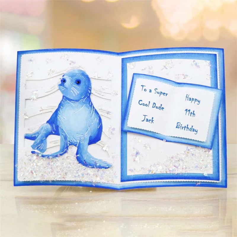 

YaMinSanNiO Seal Dies Decor Animal Metal Cutting Craft Die Cut New 2019 Scrapbooking Card Making Embossing DIY