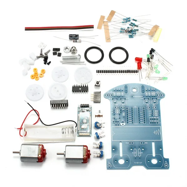 

D2-6 DIY 51 MCU Smart Car Module Kit bluetooth Remote Control Gravity Sensing Tracing Obstacle Avoidance