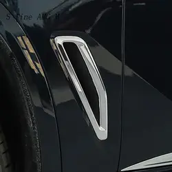 Стайлинга автомобилей лицевой стороне зеркала тела крышки вентиляционных отверстий отделкой буферная декорация наклейки для BMW X5 2019