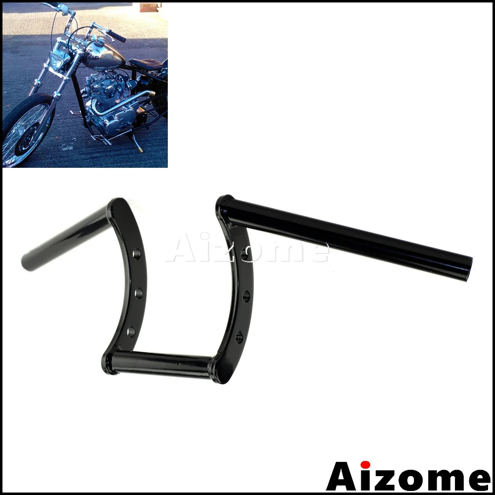 Universal Motorcycle Drag Handlebar 1" Z Bars For Harley Triumph