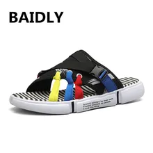 Мужские сандалии; модные мужские вьетнамки; парусиновые мужские летние шлепанцы; пляжные сандалии; удобная мужская повседневная обувь