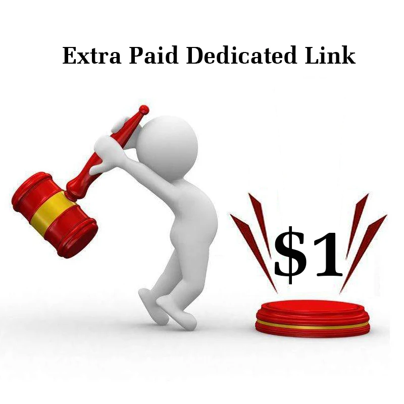 

Pay Extra To Pay The Additional Shipping Charges $1