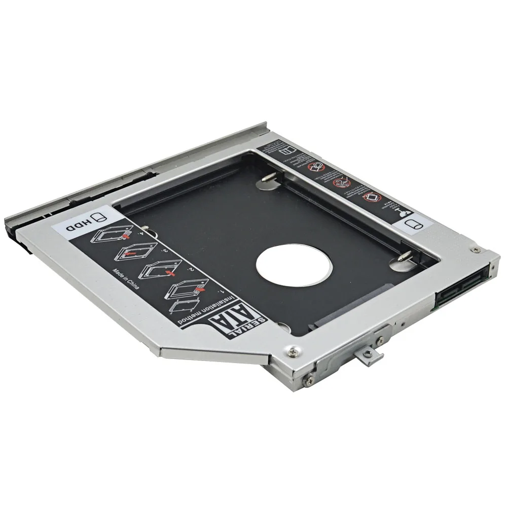 TISHRIC для hp EliteBook 2560P 2570P 2nd 9,5 мм SATA 2,5 SSD HD HDD DVD жесткий диск Caddy Optibay Корпус чехол адаптер