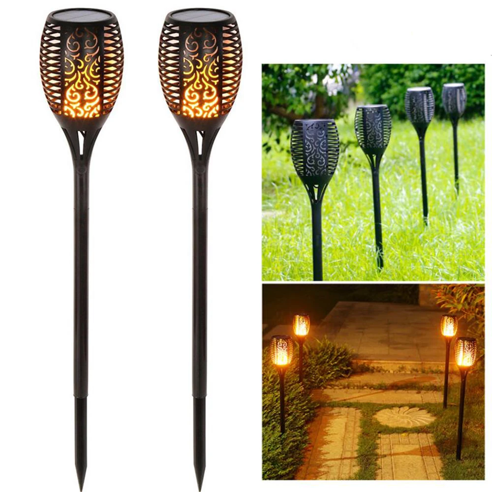 

BREFILI Solar LED Flame Garden torch lamp Waterproof IP65 outdoor Solar lawn light Spotlights Landscape Path Decoration Lighting