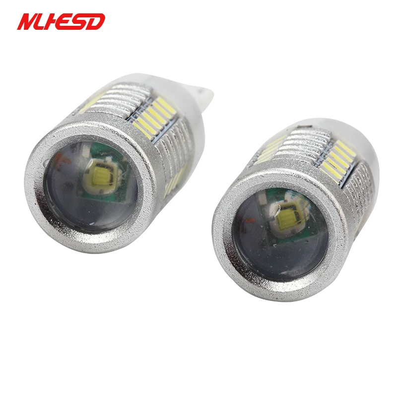 10 шт. супер яркий T15 W16W 5 W 30 SMD 3014 Светодиодный прожектор 12 smd 5630 luzes lampada reversa de seguranca do