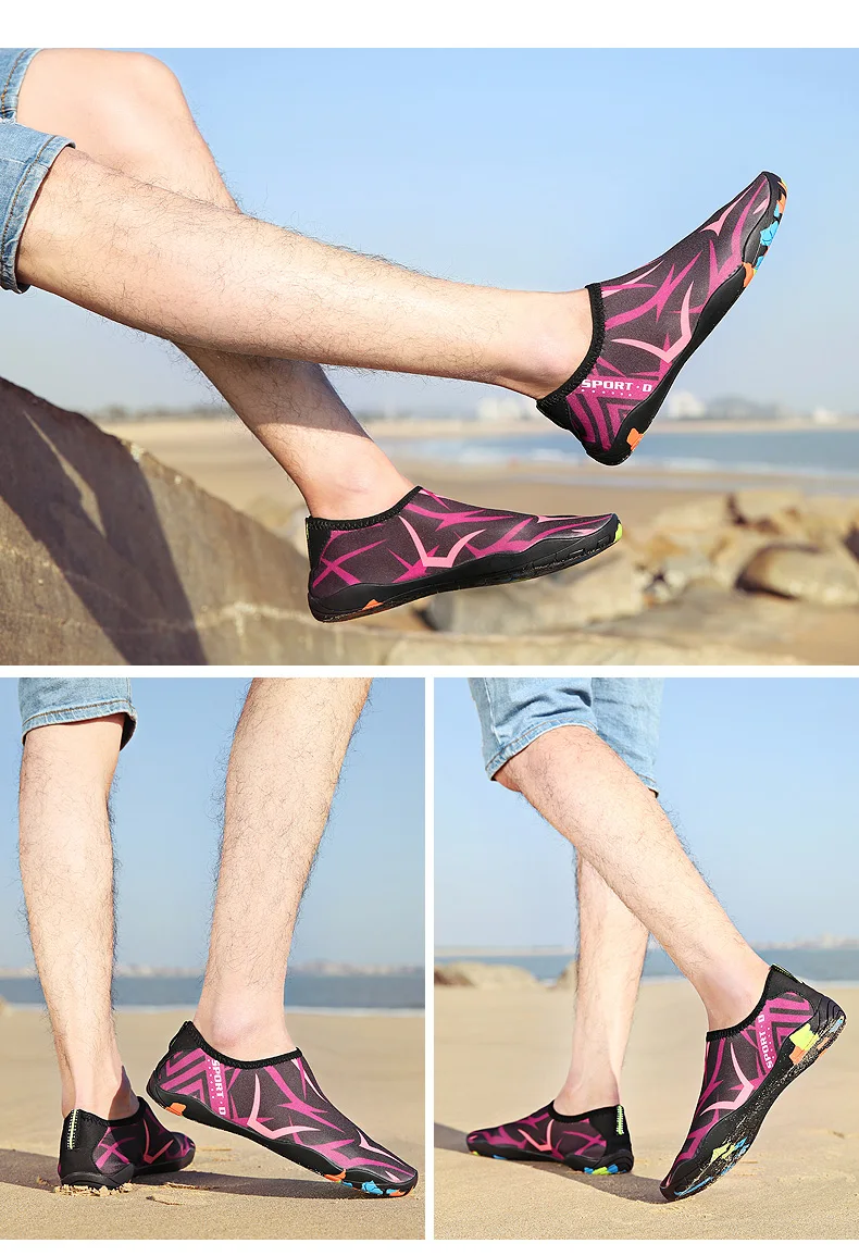 Clorts Summer Water Shoes Men Beach Sandals Upstream Aqua Shoes for Women (20)