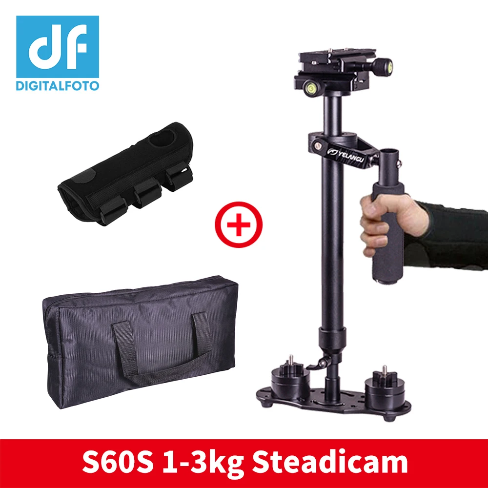 Steadicam S60 Ручной Стабилизатор для камеры видео стабильная камера DSLR steadycam estabilizador с