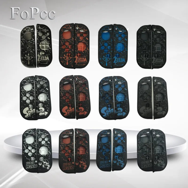 

FoPcc 3 Designs Silicone Rubber Cover Gel Skin Case for Nintendo Switch Toy-Con Controller Protective Sleeve
