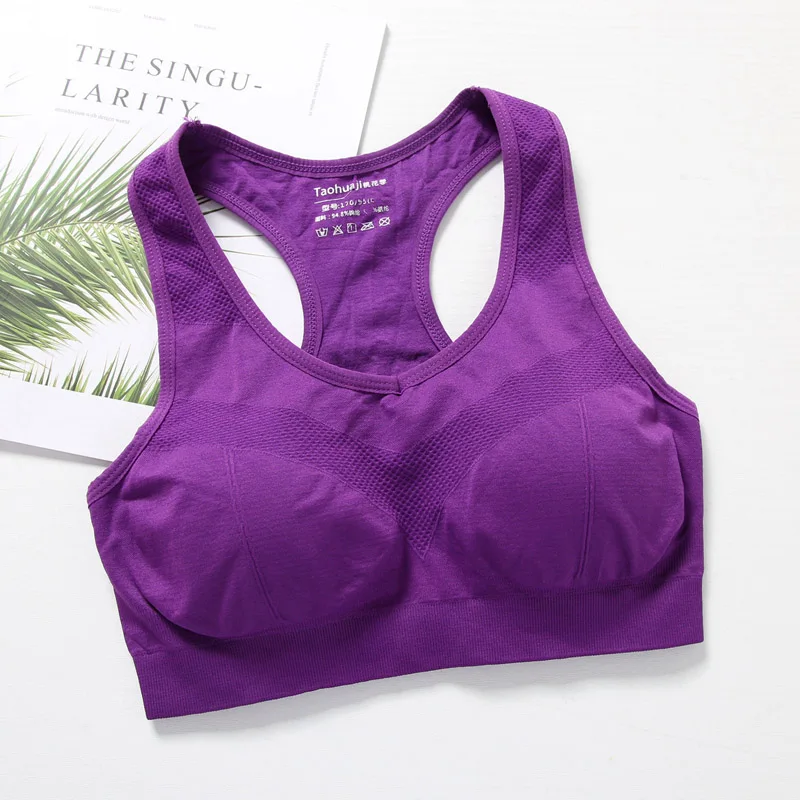 New Fashion Brand Design Absorb Sweat Sexy Fashion Bras Top Padded Vest  Fitness Shockproof Beauty Back Bra For Women Girl - Bras - AliExpress