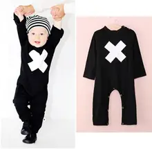Newborn Baby Boy Infant Warm Cotton Outfit Jumpsuit Romper Clothes