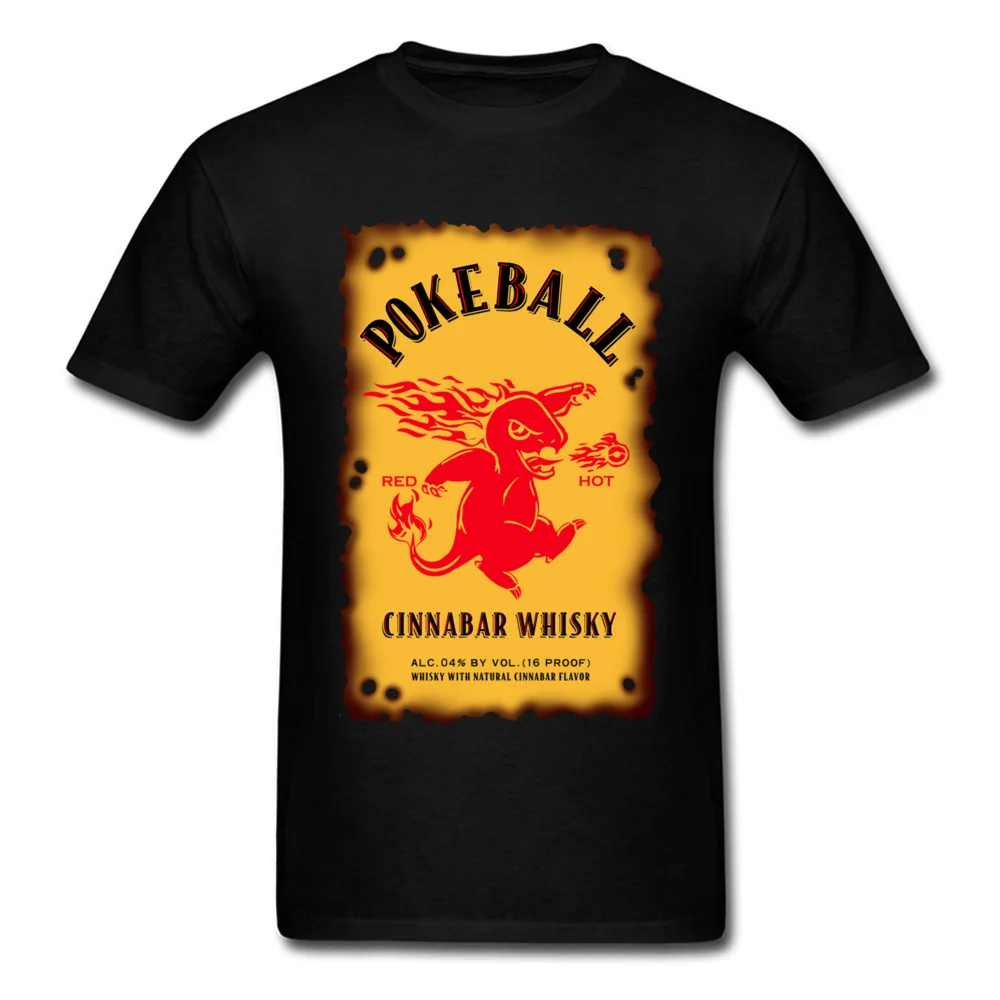 Футболка Cinnabar Whiskey Fire Dino Мужская черная футболка с принтом из мультфильма