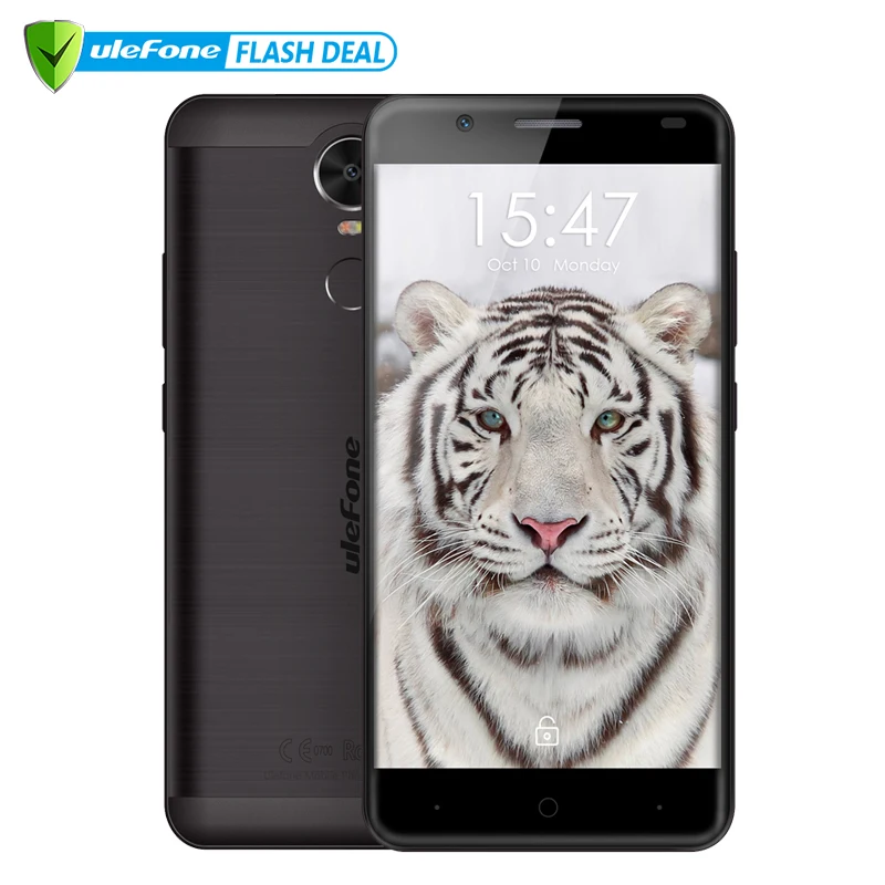 

Ulefone Tiger Lite 3G Touch ID Mobile Phone 5.5" HD MT6580 Quad Core Android 6.0 1GB RAM 16GB ROM 13MP Cellphone