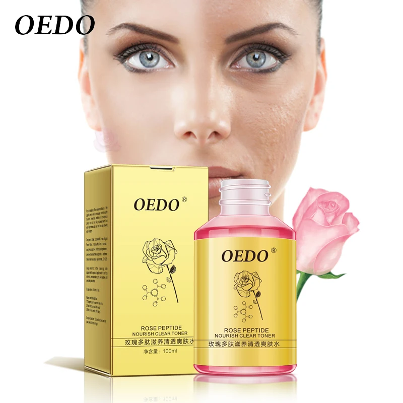 

OEDO Rose Peptide Nourish Clear Toner Beauty Health Skin Care Toners Face Moisturizing Oil Control Whitening Convergence Pores