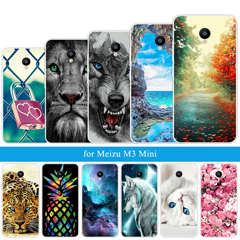 Мягкий ТПУ чехол задняя крышка для Meizu M6T MX6 M3 M6 мини сумка Оболочка Тонкий волк