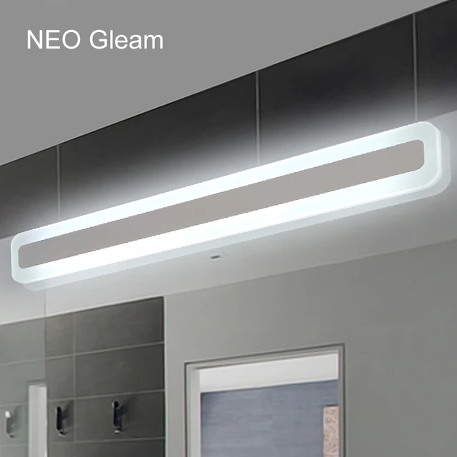 NEO Brillo Moderno cuarto de baño/wc LED frontal luces de espejo de ... NEO Brillo Moderno cuarto de baño/wc LED frontal luces de espejo de ...