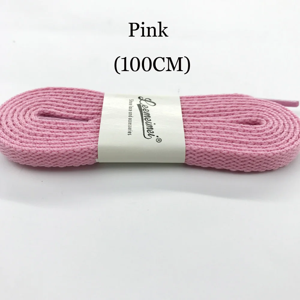 10 пар круглые шнурки athletic sport Спортивная обувь без каблука Шнурки шнурки Строки нескольких Цвет 100 см - Цвет: pink