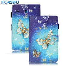 IKASEFU Filp Stand For Samsung Galaxy Tab E 8.0 T377 T377V Coque Fundas Cover Case for Samsung Galaxy tab e 8 inch PU Leather