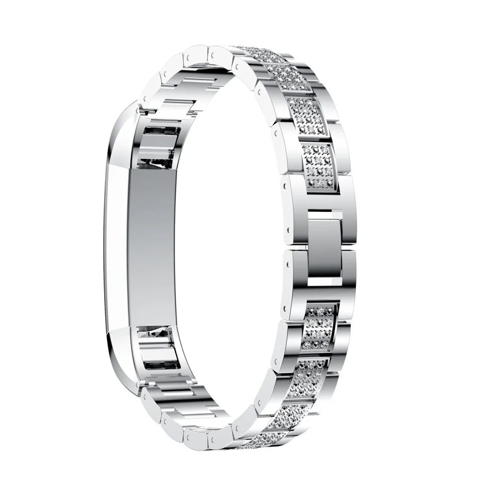 HIPERDEAL роскошный сплав кристалл часы ремешок для Fitbit Alta hr/Fitbit Alta