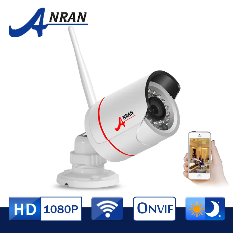  Onvif P2P 1080P IP Camera WIFI H.264 HD Video Surveillance Camera Remote Outdoor Wireless CCTV IR Night Vision Security Camera 