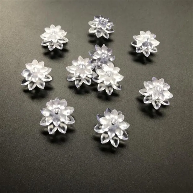 

65pcs Fairy Lily lotus flowers for Led string garland light Xmas New year Wedding Holiday Party home luminaria decoration lamp