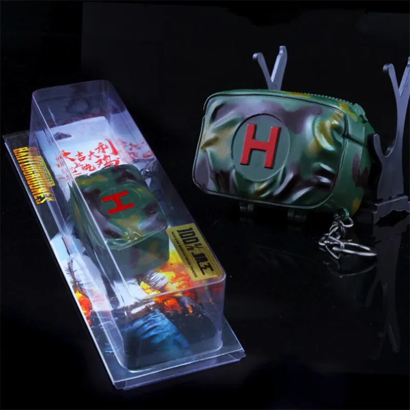  Game PUBG Medikit Medicine Bag Playerunknown's Battlegrounds Cosplay Props Alloy Armor Model Key Ch