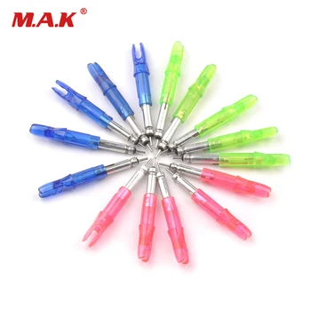 

5pcs Led Lighted Arrow Nock Blue ID 6.2 mm Lighted Nock for Compound Bow Archery Hunting Shooting