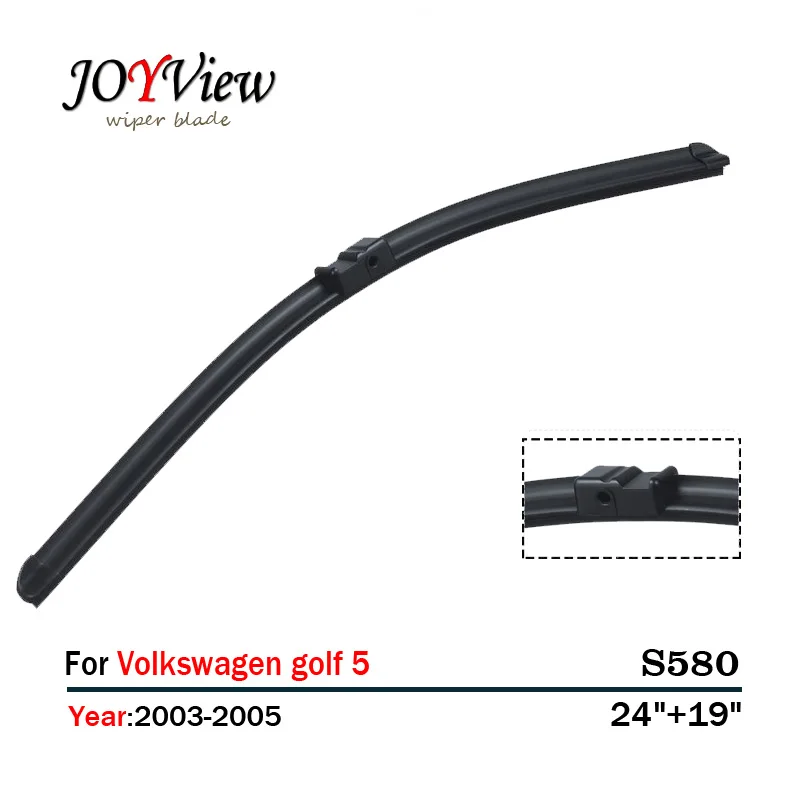 S580 auto wiper 24"+19"Fit For (VW) Volkswagen golf 5(2003 2005)Wiper