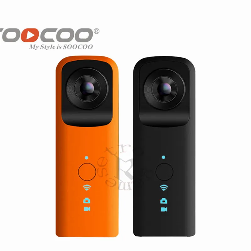 VR Camera 360 Camera Handheld Support WiFi Dual 1920 * 960 30fps 210 HD Wide Angle FishEye Lens Panoramic Driving VR Action Cam