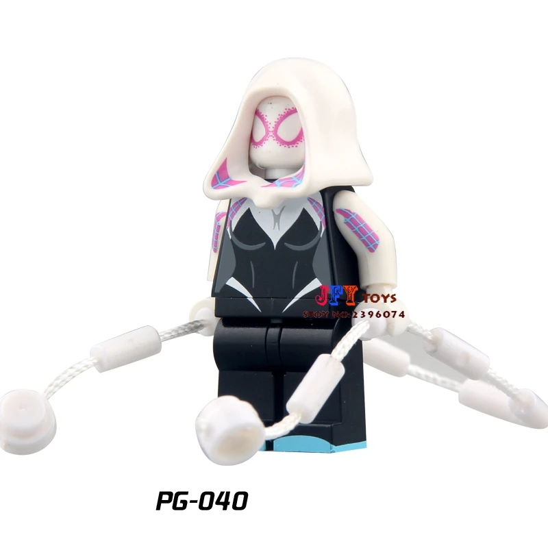 

Single Sale superhero marvel Spider-Gwen Series building blocks model bricks toys for children brinquedos menino