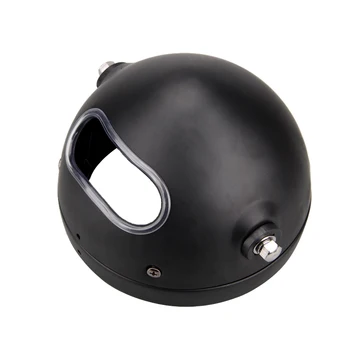 

5.75 Inch 5 3/4" Motorcycle LED Headlight Outer Cover Housing Bracket Silver or Black Aluminum metal