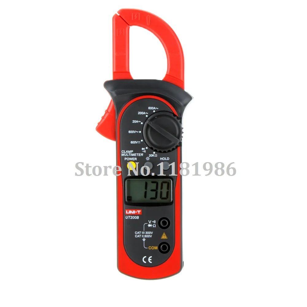 

UNI-T UT200B LCD Electrical Professional Backlight AC/DC Voltage AC Current Resistance Digital Clamp Meter Megohmmeter